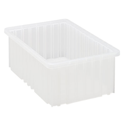 Contenant à grille divisable, L 16 1/2 po x l 10 7/8 po x H 6 po, boîte de 8