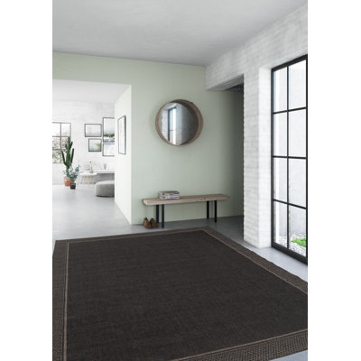 Flachgewebe-Teppich Tilly-Mae in Braun