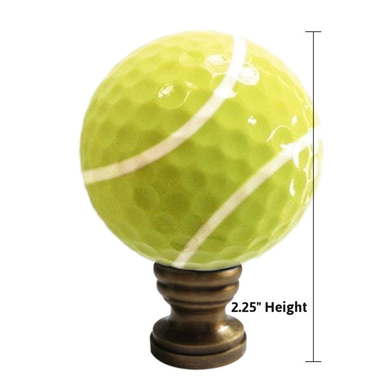 Tennis Ball Lamp Finial