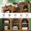 Table d'appoint rustique, table d'entrée pratique, console