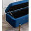 Banc de rangement rembourré en velours Miajah-251652346