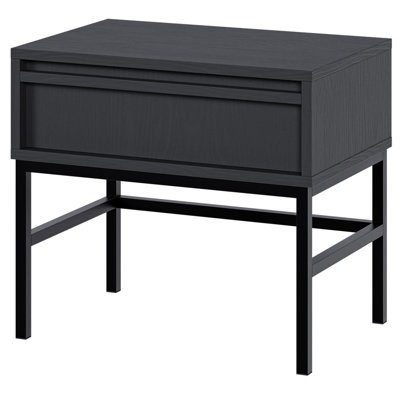 Bannie 50cm W Metal Bedside Table