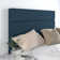 Elison Platform Bed with Fabric Upholstered Headboard and Wooden Slats