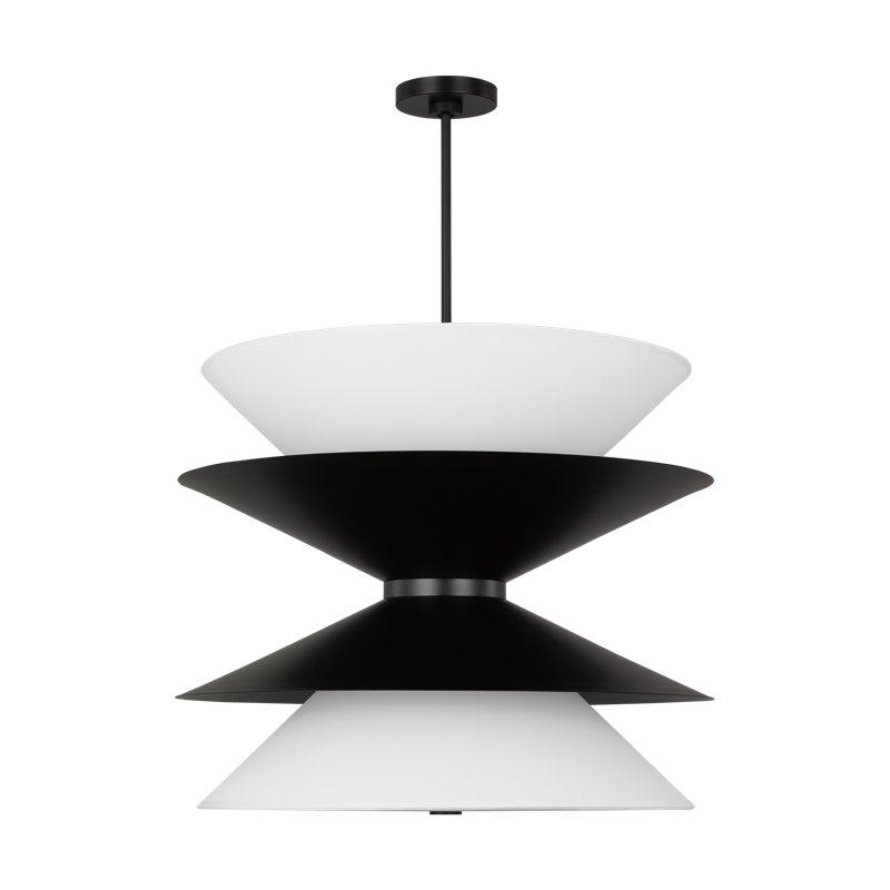 Chambord 12 - Light Pendant, Matte Black