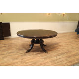 Round Mahogany Wood Dining Table