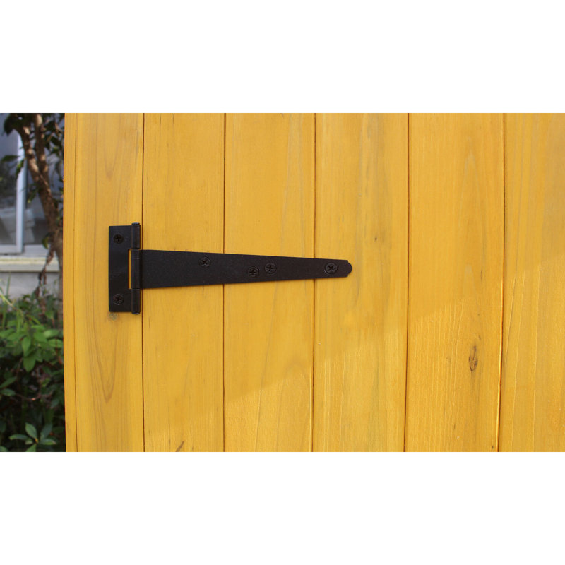 2 ft. 5 in. W x 2 ft D Solid Wood Storage Shed, Yellow