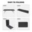 Table pliante de 8 pi, table en plastique portative pour le camping, pique-niques, fêtes, table pliable à charge élevée-501003626