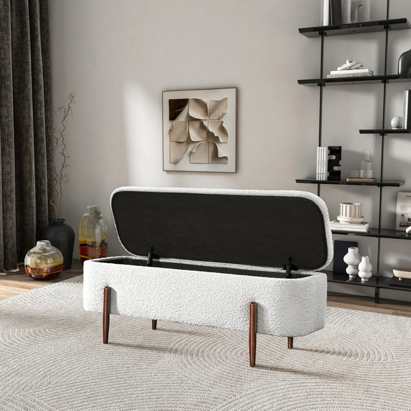 Banc de rangement Ivory Boucle
