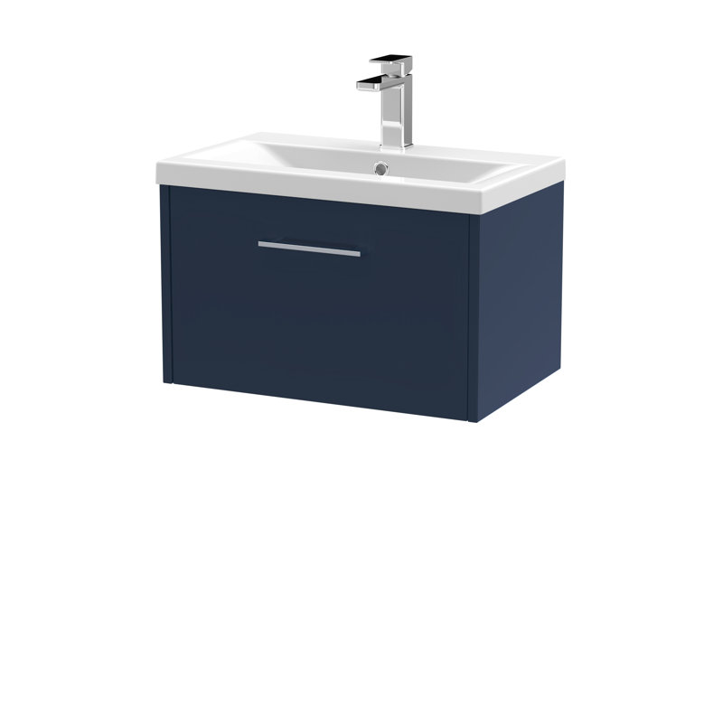 Juno 610mm Single Bathroom Vanity with Drop In Vitreous China Basin