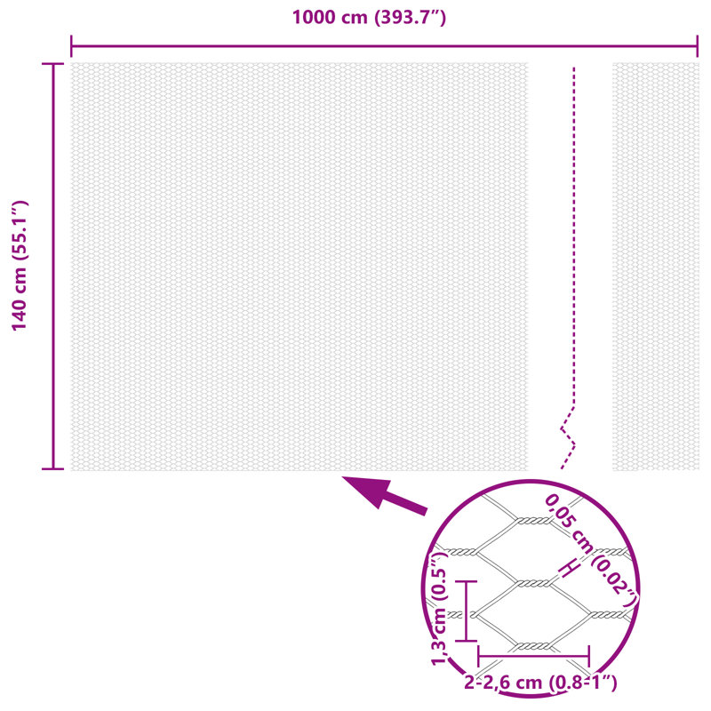Vidaxl Hexagon Fence Galvanised Steel, Silver, 140cm H x 1000cm W