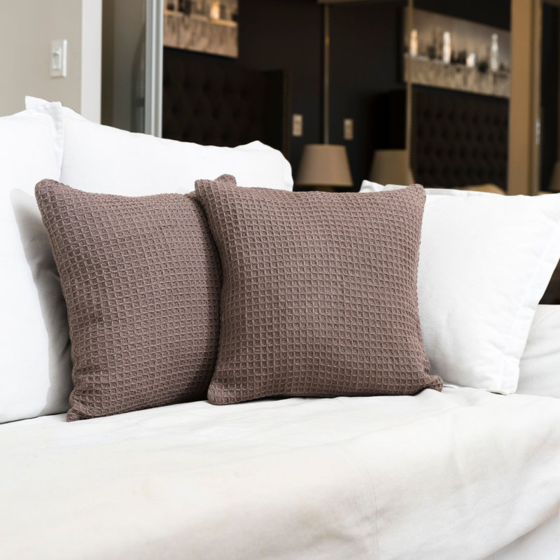 Cotton Throw Pillow, Stone