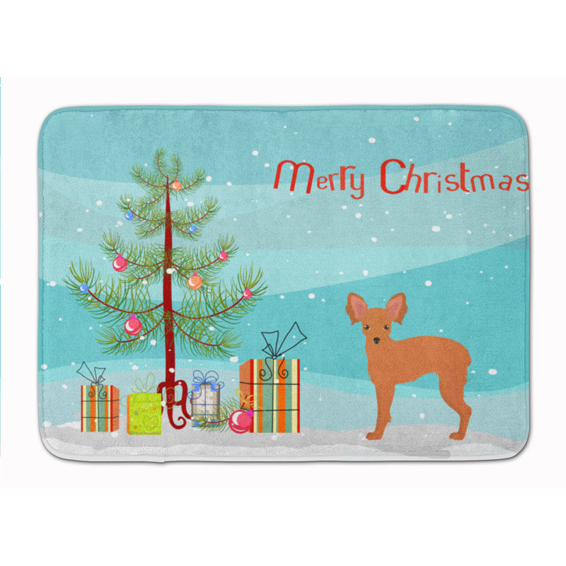Tapis pour salle de bain chinois, Toy terrier russe ou petit chien russe