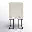 Chaises d'appoint rembourrées en tissu avec base en métal Bende-1473541369