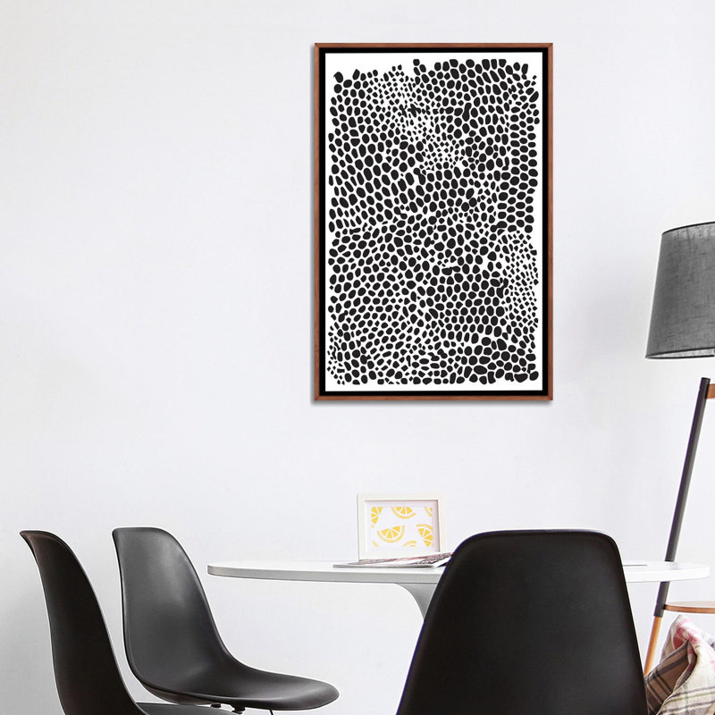 « snakeskin'-impression », reproduction d’art, H 48 po x l 32 po x P 1,5 po, Toile tendue