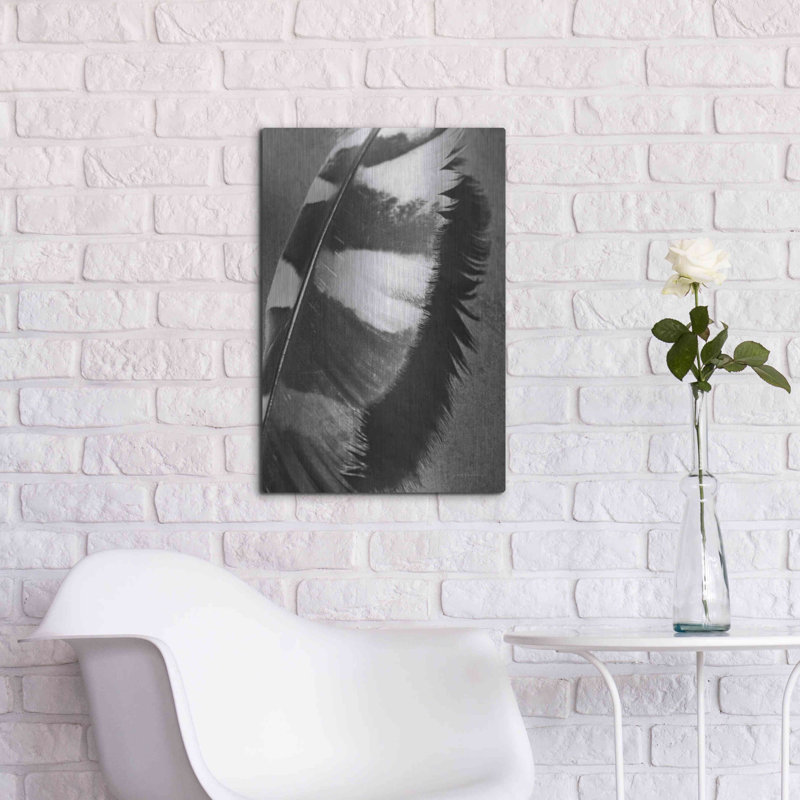 «Feather Shadow I» par Debra Van Swearingen, H 24 po x l 16 po