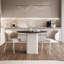 Metal Base Dining Table-771629750