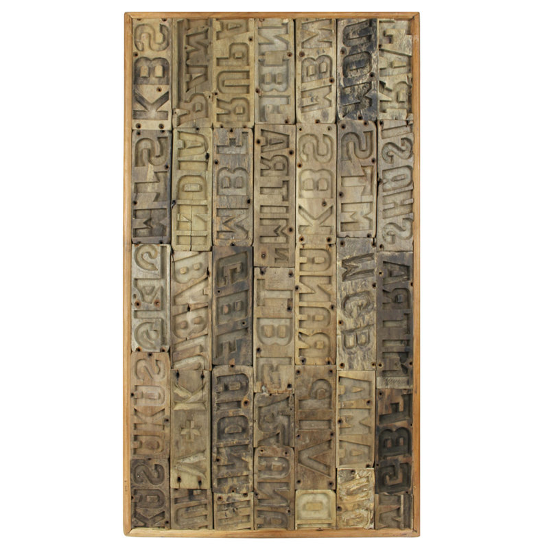 Wood Letter Wall Art