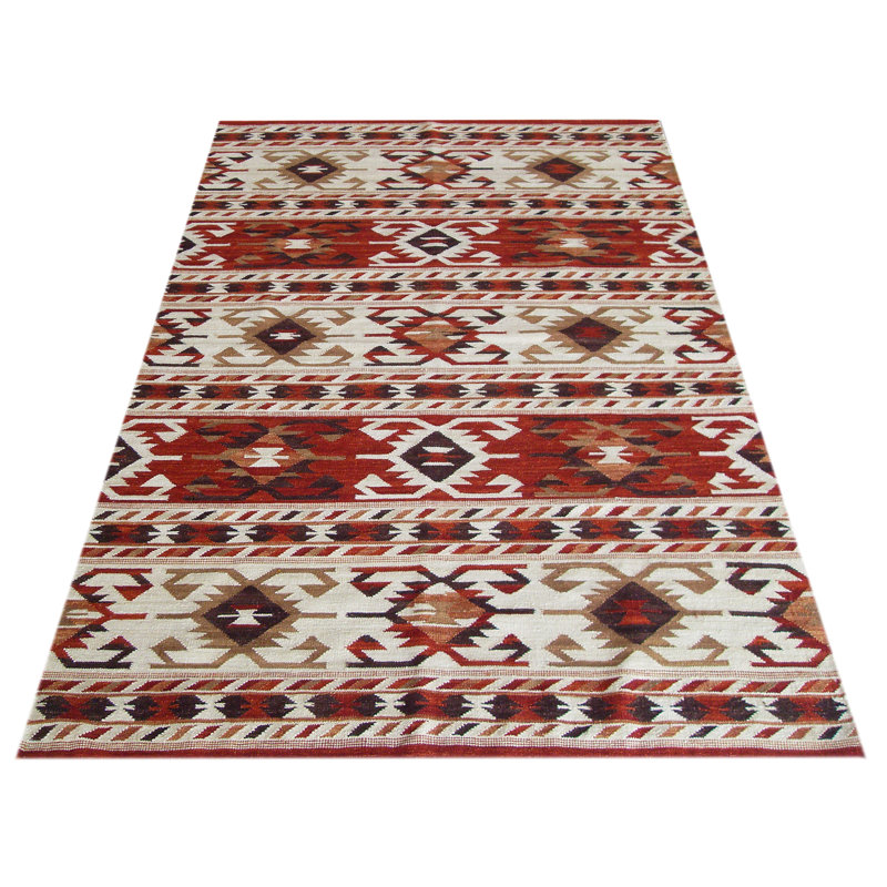 Southwestern Wool Hand Woven Area Rug, Rectangle 155 x 240cm