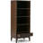 Harper 60"H Solid Wood Mid-Century Modern Bookshelf with Open Shelves and Tapered Legs-2033428857