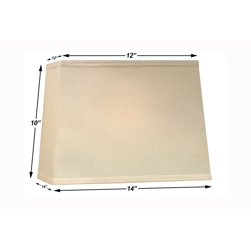 12'' H Linen Rectangle Lamp Shade