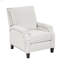 Fauteuil inclinable à dossier poussoir de style transitionnel à dossier inclinable de style transitionnel