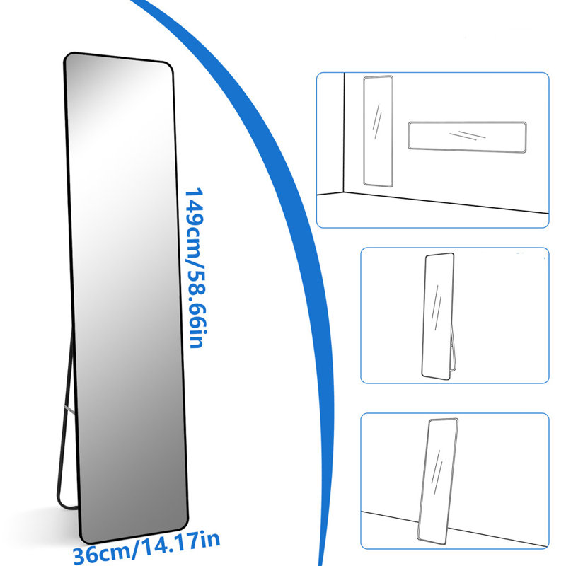 Full Length Wall Mirrors with Stand