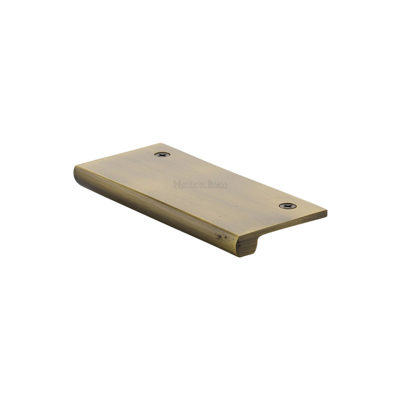 Heritage Brass Heritage EPT Edge Pull Cabinet Handle, Antique Brass, 4cm