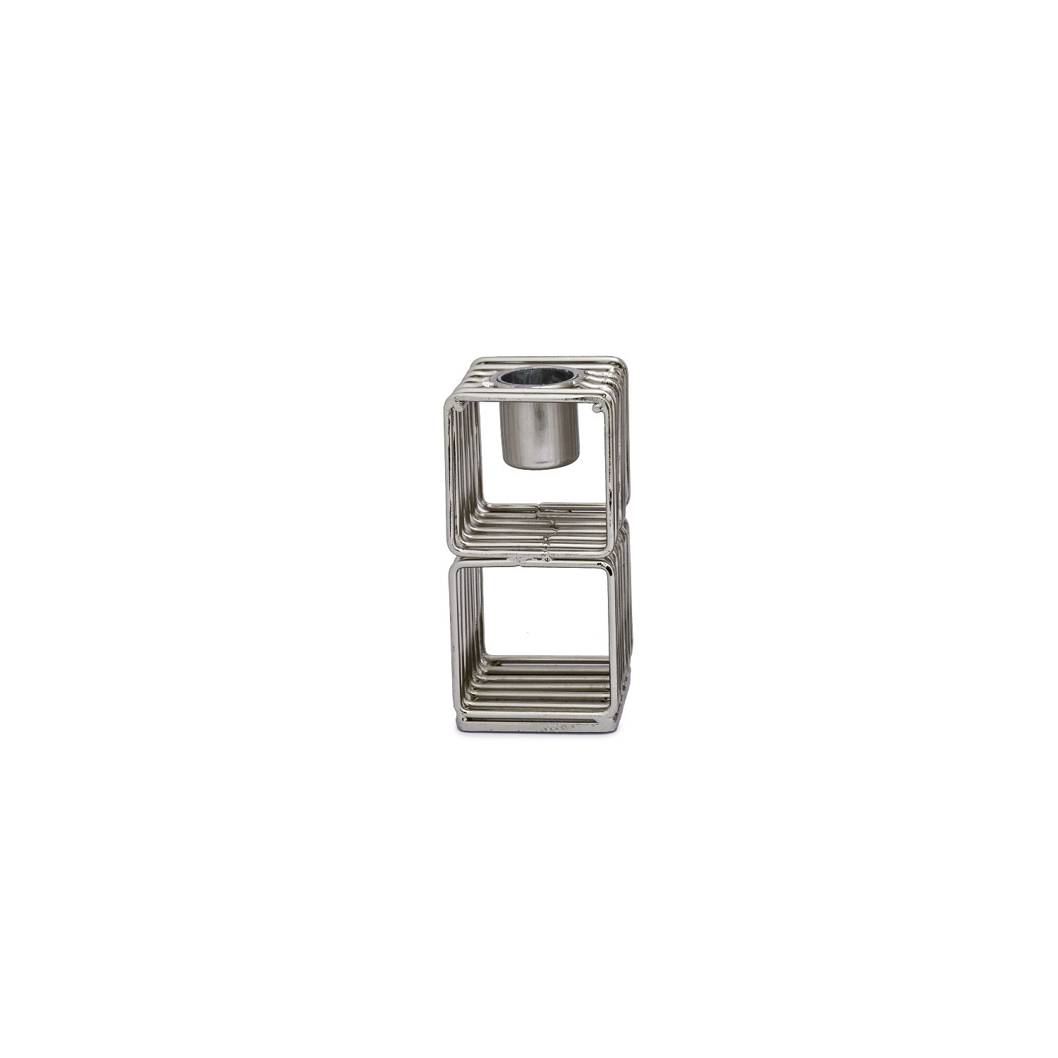 Paulding Wire Pillar Candle Holder, 4" H x 2" W x 2" D