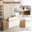 Modern Rectangular Reception Desk With Secure Storage