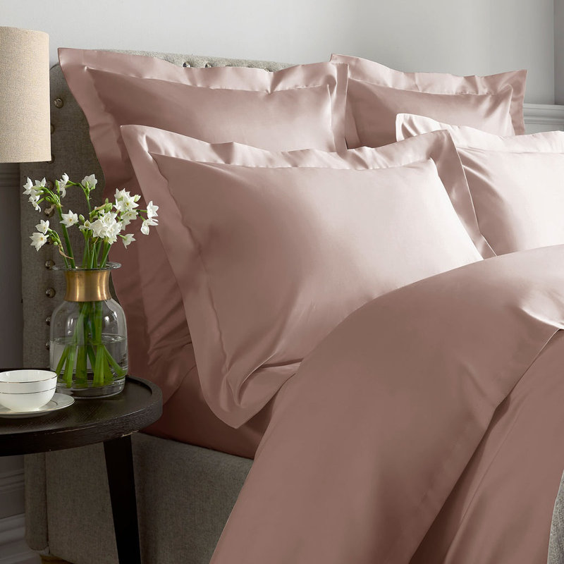 1000 Thread Count Sateen Oxford Pillowcase, Pink