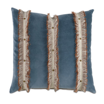 Adirondack Trail Striped Velvet Throw Pillow