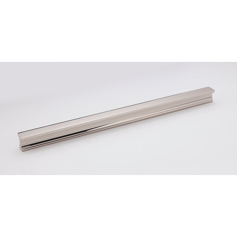 Poignée linéaire 0,75 po, Nickel poli, 12"