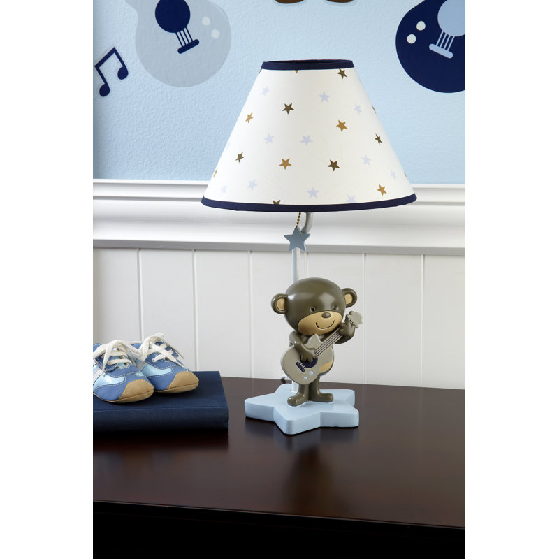 Monkey 18'' H Fabric Empire Lamp Shade