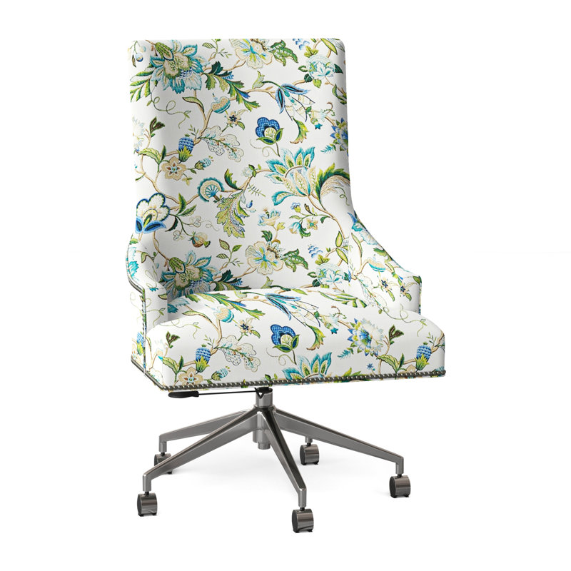 Chaise de travail Ashton, Étain, Perigold Ingrid 316, Clous - petit