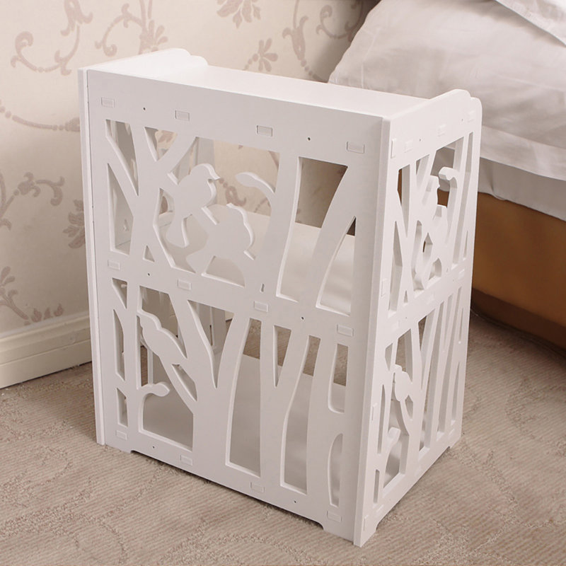 39cm W Solid Wood Bedside Table