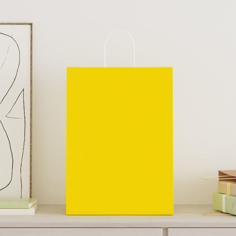 Capriana Gift Wrap Storage, 32 x 17 x 44 cm, yellow
