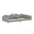 Twin Size Upholstered Daybed With Cloud-Shaped Backrest-832669764-832669767