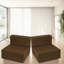 Fauteuil à billes convertible Graciela: canapé-lit simple transformable avec matelas en mousse à mémoire de forme-2125996463