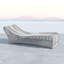 Renfri 28'' Outdoor Powder Coated Aluminum Chaise Lounge-2007673013