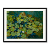 Lotus Pond Serenity Series III Print by Ruth Hayes