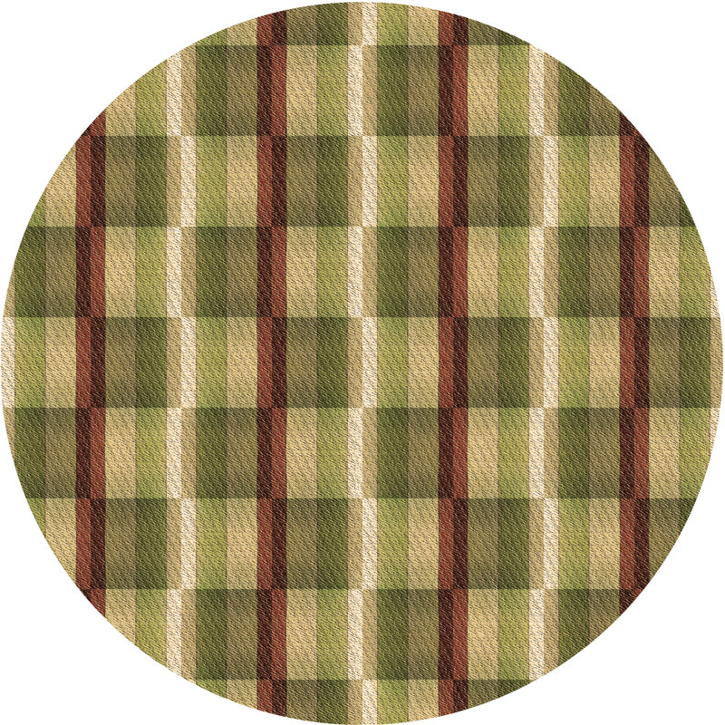Mayfield Performance Wool Geometric Indoor Rug, Round 8'