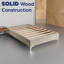 Cadre de lit / sommier en bois 15 po Marcijona, durable, élégant et multicolore-88932893-88932896