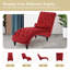 Chaise longue capitonnée en velours-290435525
