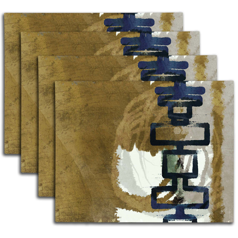 Napperon abstrait en polyester