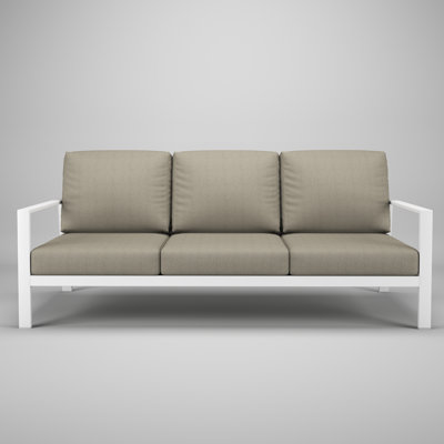 Townsend Metal Outdoor Sofa With Sunbrella Cushion