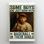 «Some Boy Are Just Born With Baseball», reproduction d'art graphique sur toile tendue