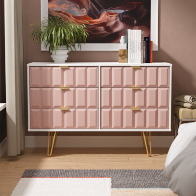 Allem 115cm W 6 - Drawer Chest of Drawers