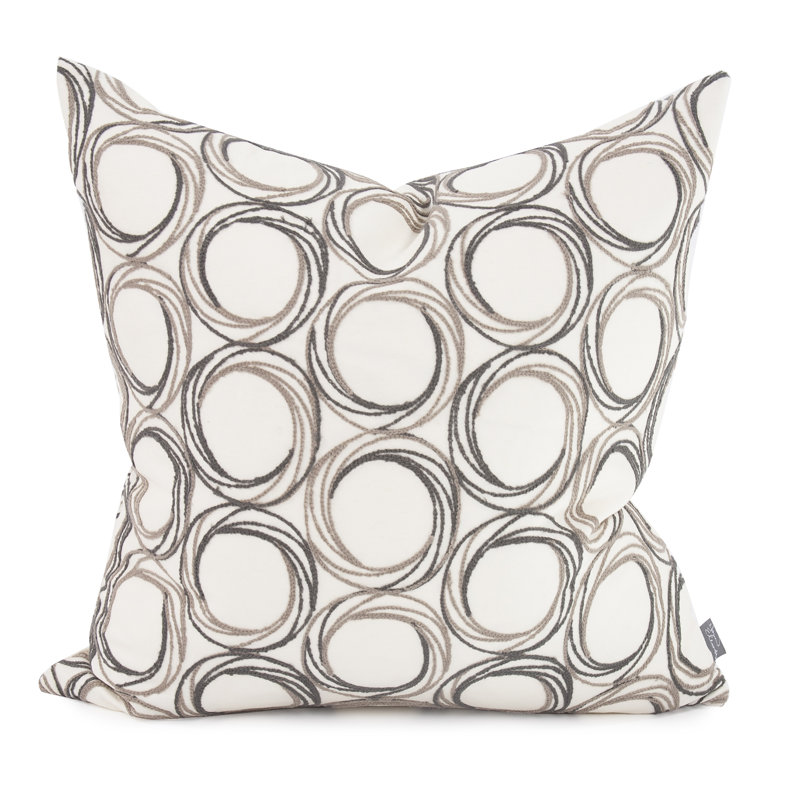 Square Pillow Cover & Insert,  Stone, 24" H x 24" W