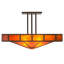 plafonnier semi-encastré 4 lumières 24 po