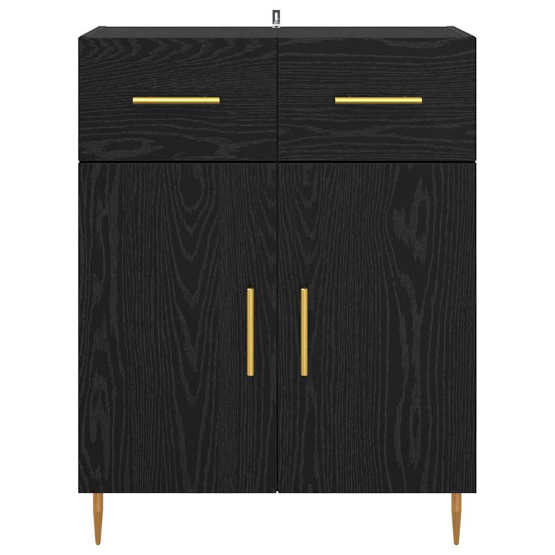69.5cm Sideboard, Black Oak